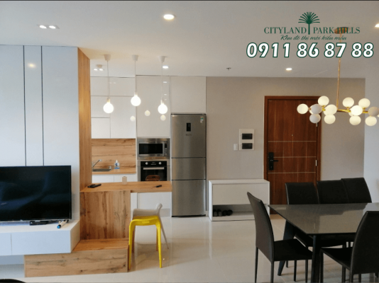 Cho thuê căn hộ Cityland 3 phòng ngủ hướng đông nam